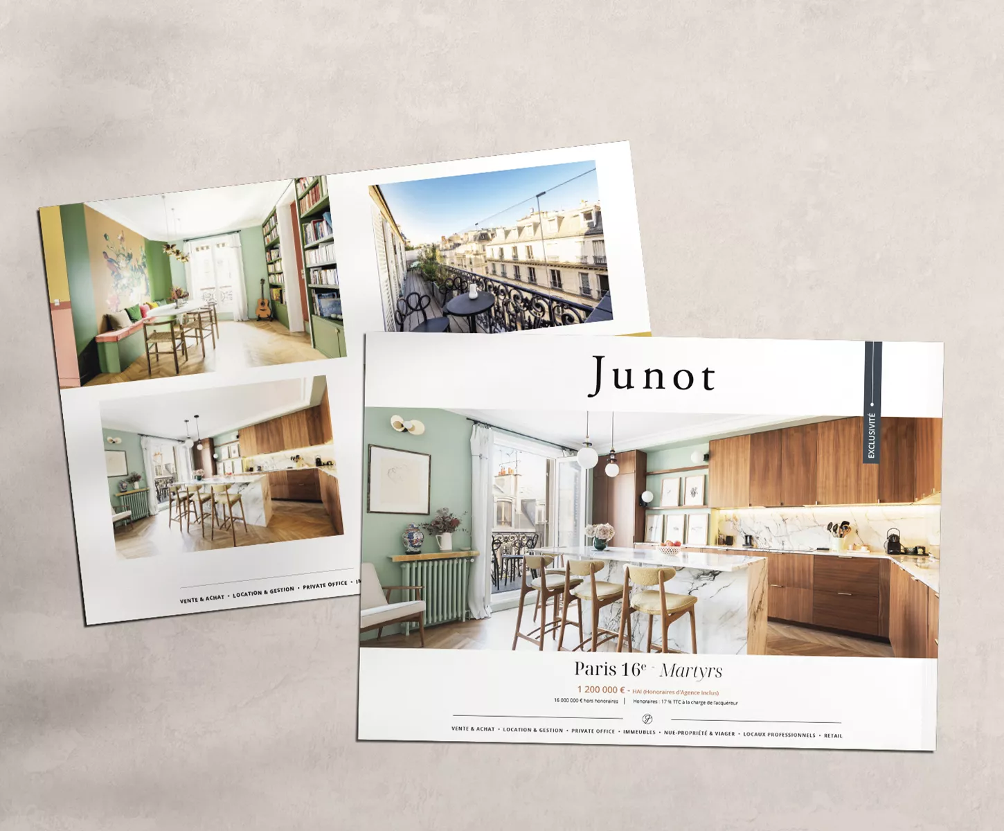 Junot brochure available to Junot customers