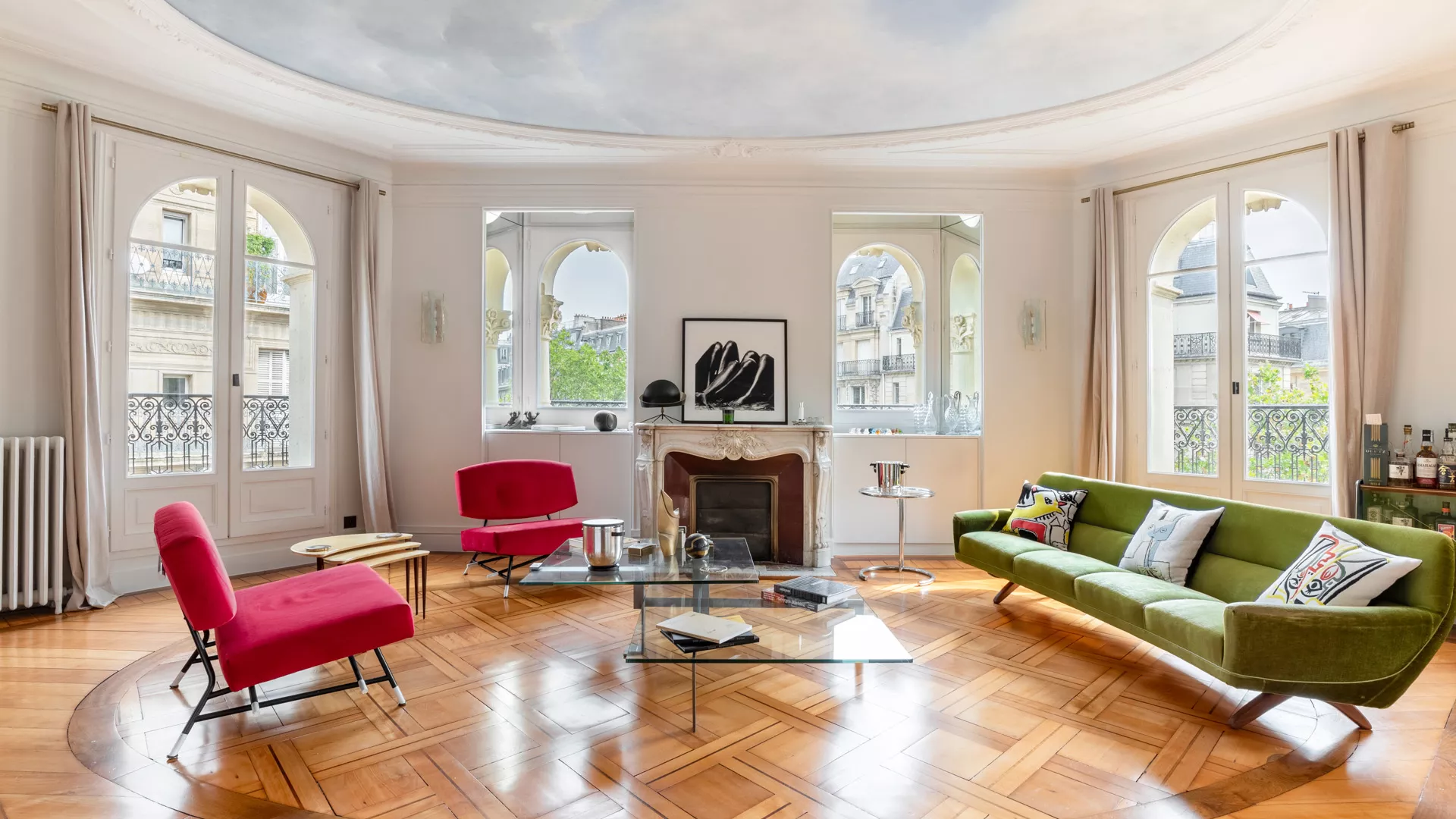 Appartement haussmannien de luxe refait par un architecte d'intérieur