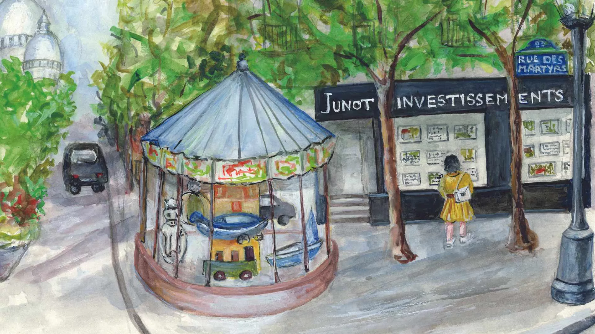 Dessin de l'avenue Junot