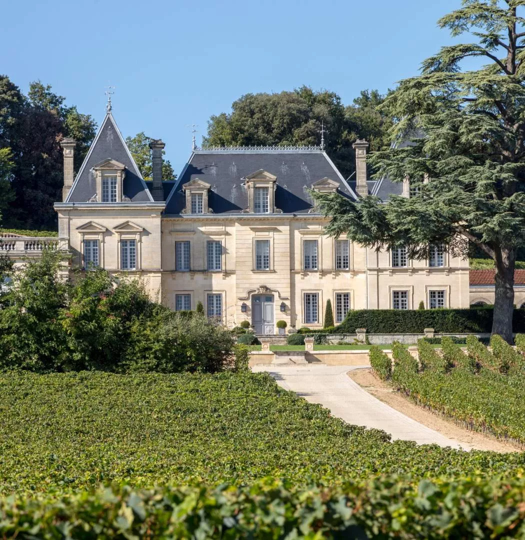 Photo of a château representing the typology of properties sold by the Junot Châteaux & Patrimoine department